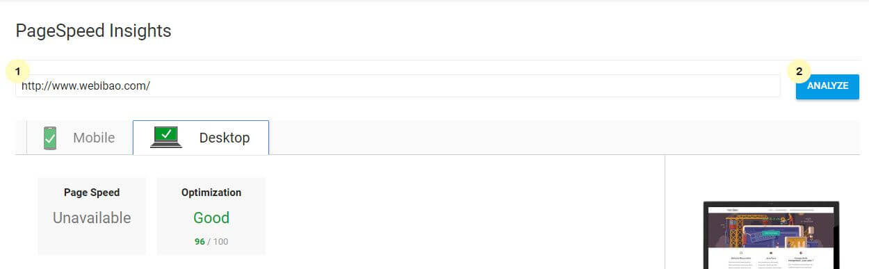 langkah langkah pagespeed insights