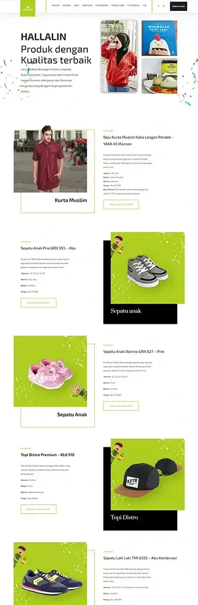 Jasa Landing Page Produk