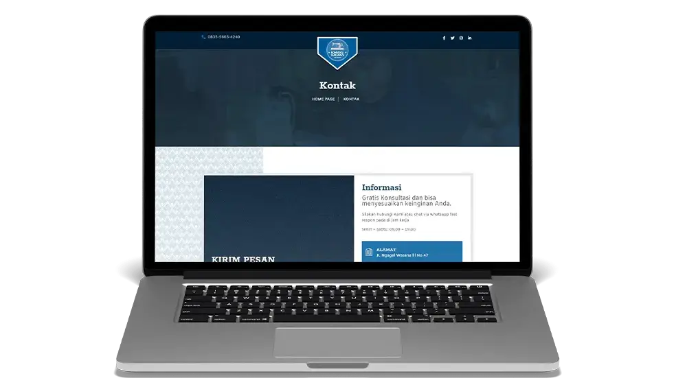 Jasa bikin Website Konveksi Jakarta Selatan