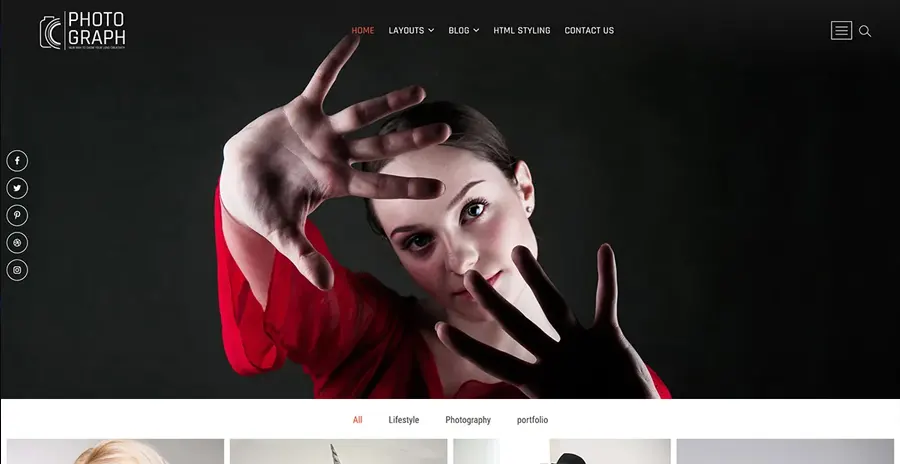 Cara membuat website Fotografi sendiri dengan menggunakan tema Photograph WordPress dengan fitus sekali klik bisa mirip demo