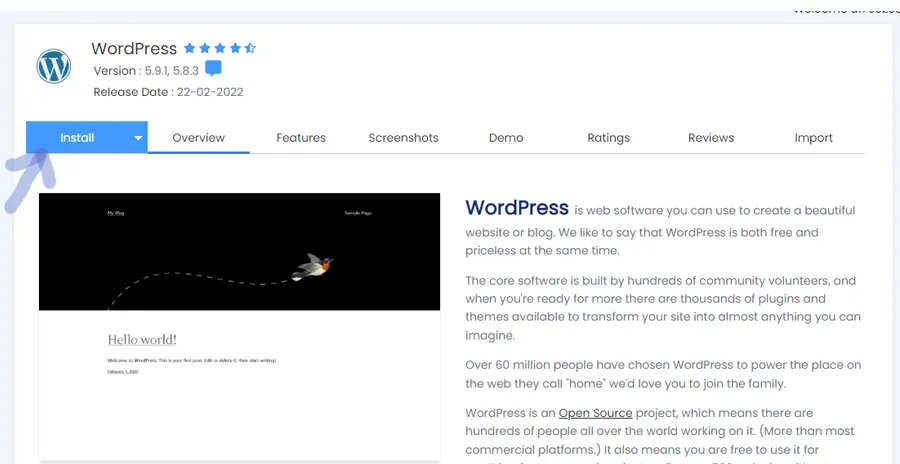 cara membuat website fotografi cara install WordPress