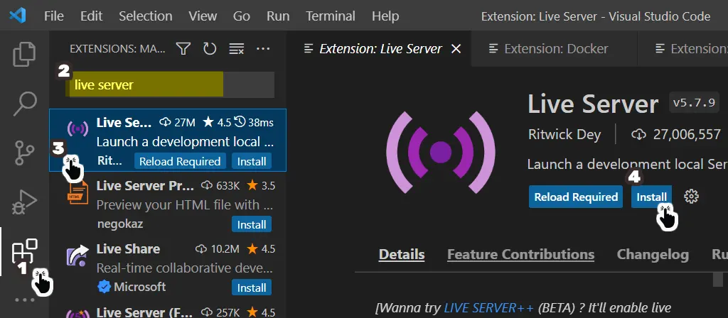 Visual Code Studio Download Live Server