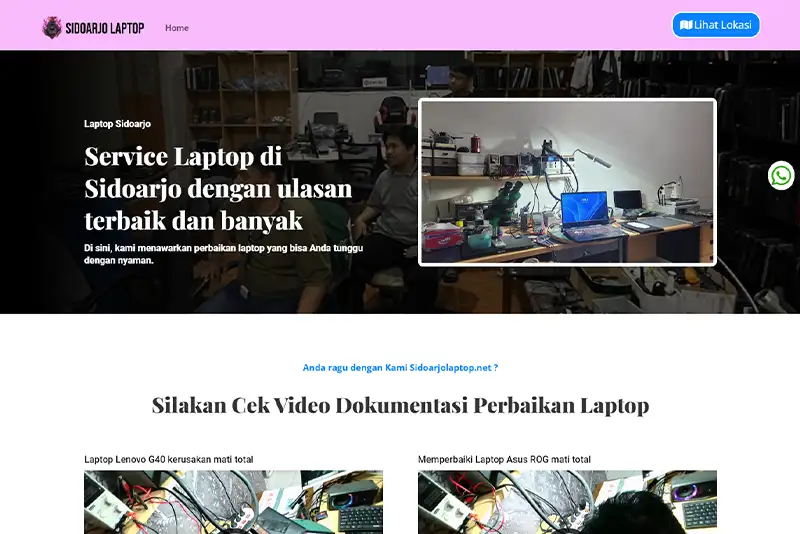 Portfolio Website Service Laptop notebook Lenovo