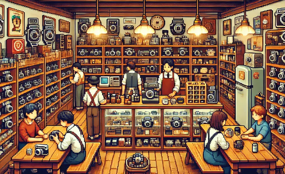 ilustrasi retro Bagaimana Memahami Masalah Pembeli Meningkatkan Penjualan Kamera